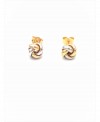 Gold earrings
